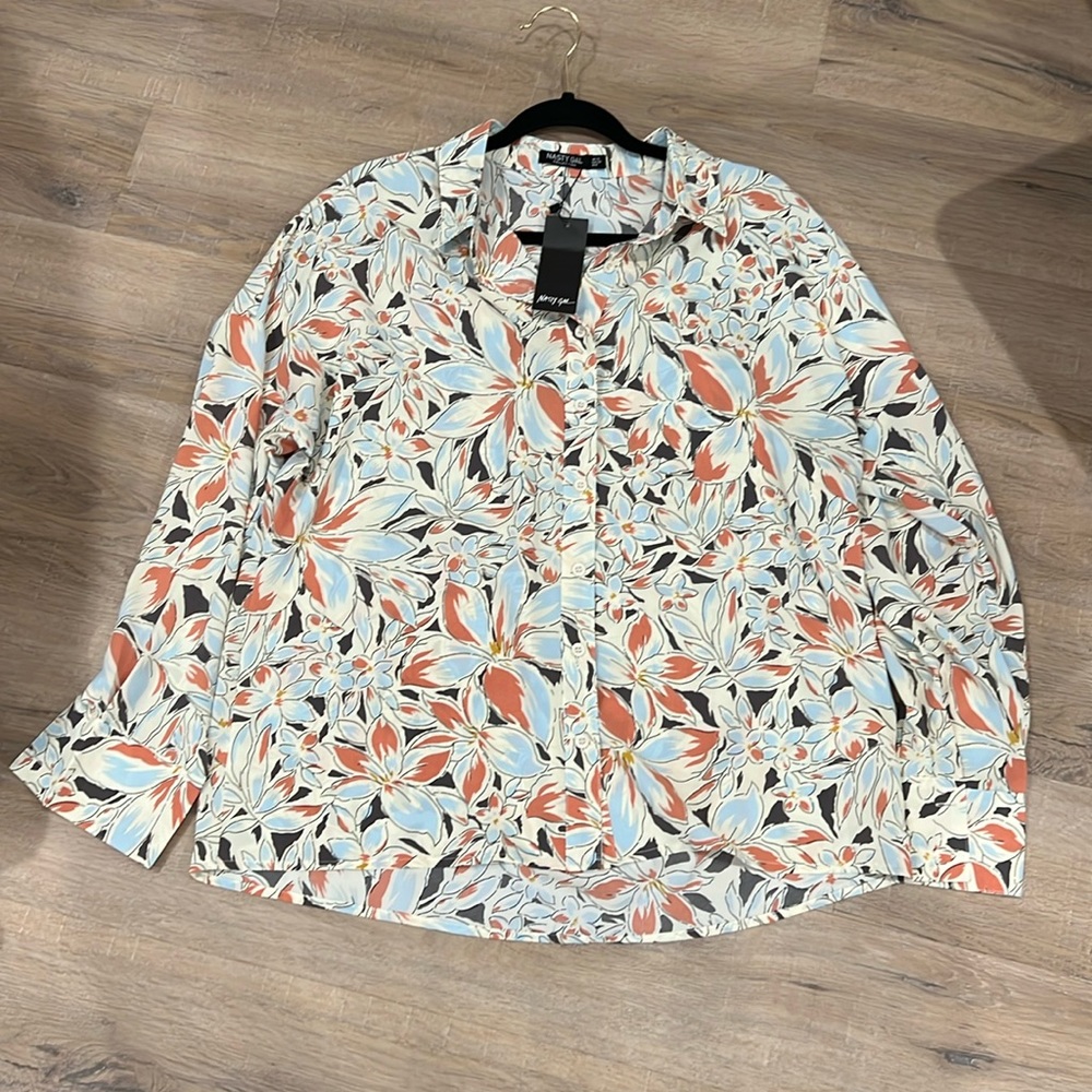 Nasty Gal Oversized Blouse